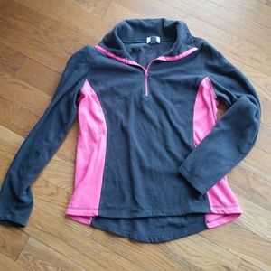 Old Navy - Gray and Pink Fleece